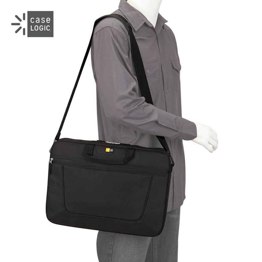 תיק צד שחור למחשב נייד 15.6" מבית case logic | BuyTik תיק צד שחור למחשב נייד 15.6" מבית case logic | BuyTik